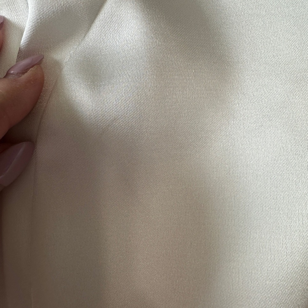 Bardot Oria White Bubble Satin Mini Dress, Bridal Bachelorette Girly REVOLVE XL - Picture 14 of 15